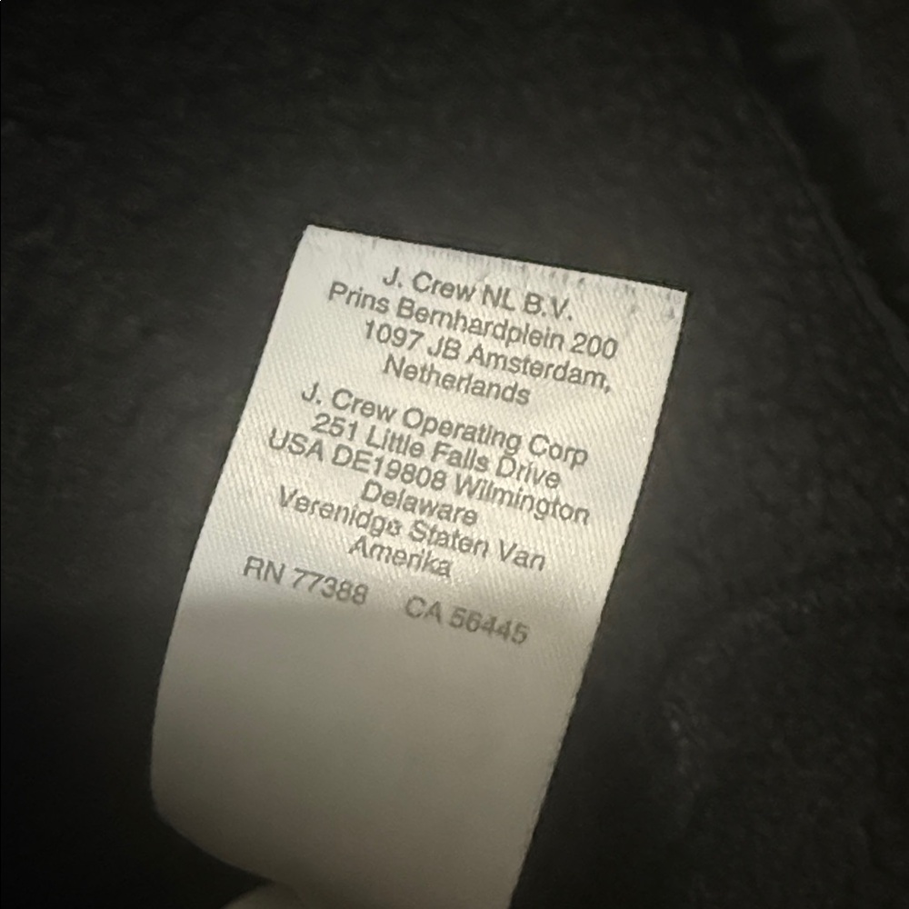 🖤 **J.Crew Polartec® Fleece Half-Zip Pullover – Black w/ Tan Trim (XS)** 🤍 - Picture 10 of 10